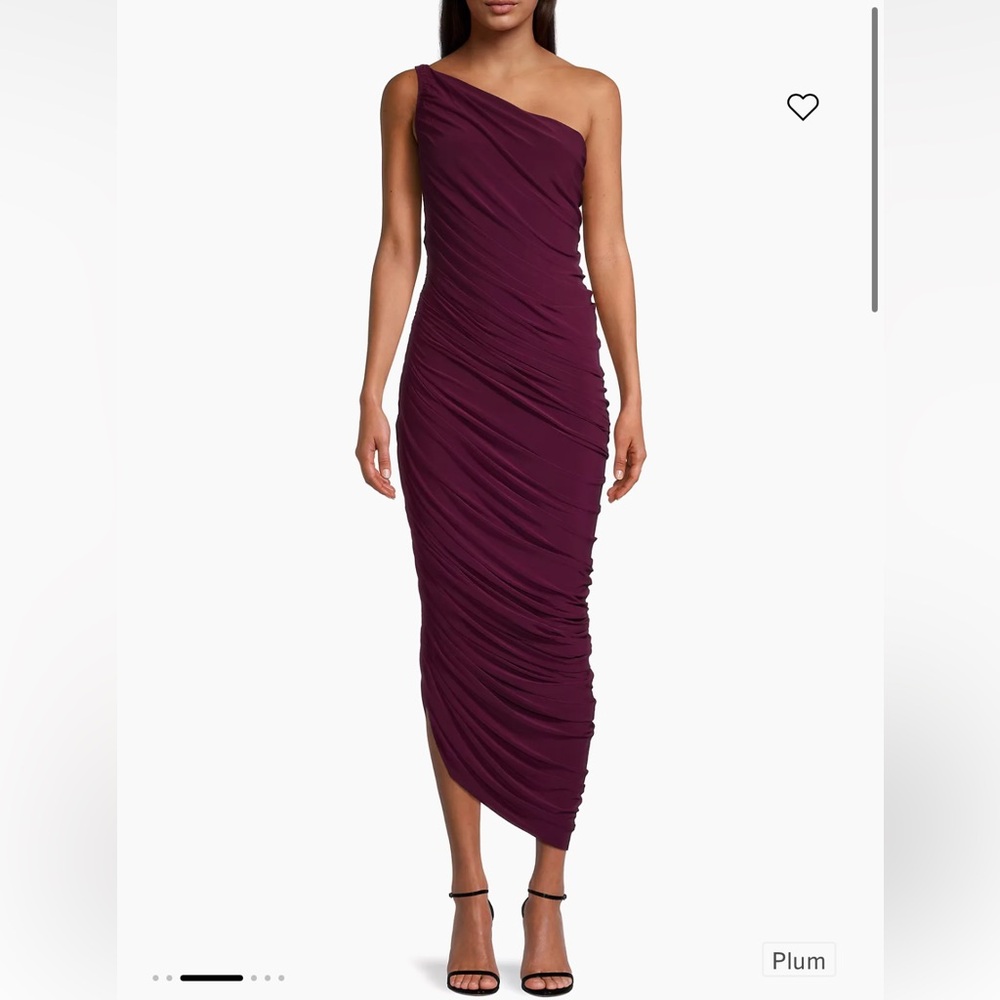 Norma Kamali Diana Dress Plum